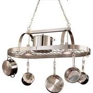 Kalco CONTEMPORARY POT RACKS - Satin Nickel - Wrought Iron