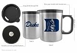 Duke Blue Devils 13 oz. Stainless Steel Coffee Mug ( Set of Two ) - B0002BTZ26