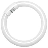 30 Watt Circline Circular Fluorescent Light Bulb / 2850K Color Temperature / 4-Pin T9 / 9 inch Diameter / 32030