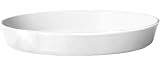 Emile Henry 13-Inch Oval Au Gratin, White