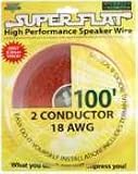 Cables Unlimited SuperFlat 25ft 18Awg Speaker Wire (AUD-5400-25)