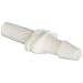 Value Plastics MTLS230-1 White Nylon Tube Fitting, Male Luer Slip to 200 Series Barbed Coupler, 1/8" (3.2 mm) Tube ID (Pack of 25)