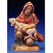 Fontanini 5" Jeremiah Shepherd With Lamb Nativity Figurine #52587
