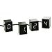 image and picture of Numbers LED Alarm Clock by Areaware