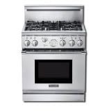 Thermador Pro Grand PRL304EG 30 Pro-Style All-Gas Range with 4 Star Burners (2 w/ ExtraLow Simmer Settings), European 3rd Element Convection & 4.6 cu. ft. Oven Capacity: Liquid Propane