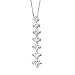 14K White Gold Diamond Journey Pendant - 0.25 Ct.