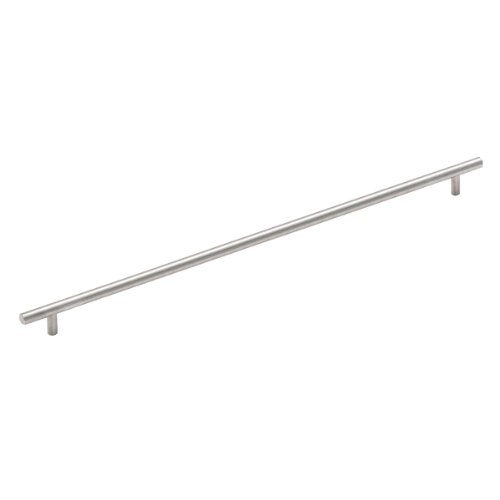 Cosmas 305-480SS Stainless Steel Cabinet Hardware Euro Style Bar Handle Pull - 18-5/16