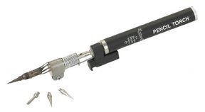 Self-igniting Butane Pencil Torch with Tips