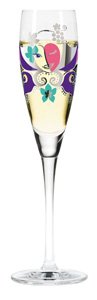 Proseccoglas PEARLS Mohr Butterfly