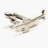 Trumpet Cuflinks - Music Themed Formal Wear - Cufflinks