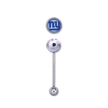 New york Giants 316L Stainless Steel Barbell - 14G - 5/8 Inch Bar Length - Sold Individually