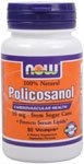 NOW 100% Natural POLICOSANOL 10 mg, 90 Vcaps - from Sugar Cane
