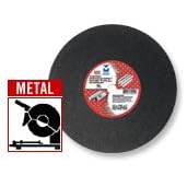 4,400 RPM 14 X 7 64 X1 METAL CUTTING - Low Horsepower Chop Saw Wheels - Center Reinforced by Mercer Abrasives
