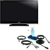 Toshiba 40XV645U REGZA 40" Diagonal LCD HDTV, with Basic Accessory Kit (2 HDMI Cables, 1 RGB Cable, 1 Audio Cable, Plasma / LCD Clean Kit)