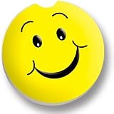 Happy Face, Smiley Car Coasters - 2 Pack