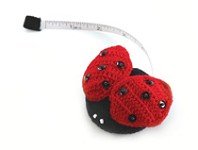 Lantern Moon Ladybug Crochet Sewing Knitting Tape Measure