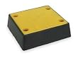 Industrial Grade 2MYR4 Dock Bumper, Rubber, 13x12In, Rectangular