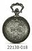 Pocket Watch - Eagle Spreading Wings On Silver-tone Case Pocket Watch With 14" Clip On Chain