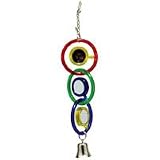 Activitoys Triple Mirror Toy with Bell for Birds