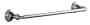 KOHLER 10550-CB Devonshire 18-Inch Towel Bar, Polished Chrome with Vibrant Polished Brass Accents