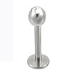 Surgical Steel Ball Labret with Clear CZ Sold as a Pair