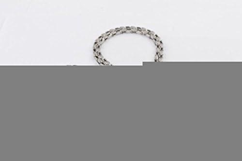 Jewelryfinds Men Domineering Personality Magnet Necklace Black Titanium Steel Clavicle Chain Of Health