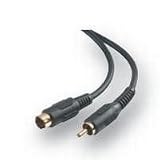Belkin S-Video/Rca Cable - Gold * Minidin4M/Rca-M; 1.5M