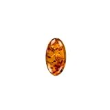 Baltic Certified Genuine Amber Calibrated Cabochon Size 10x20mm