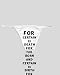 White Thong with For certain is death for the born And certain is birth for the dead;...