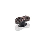 21aFGNxF1vL. SL160  Jeffrey Alexander 1 5/8 Overall Length Zinc Die Cast Square Knot Cabinet Knob. Packaged with one 8/32 x 1 1/8 screw. Finish: Dark Brushed Antique Copper.