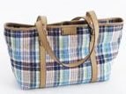 Tommy Hilfiger Blue Multi East West Tote