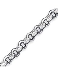 Sterling Silver 7.5 Inch Fancy Link Bracelet - 7.5 Inch