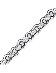 Sterling Silver 8.5 Inch Fancy Link Bracelet - 8.5 Inch