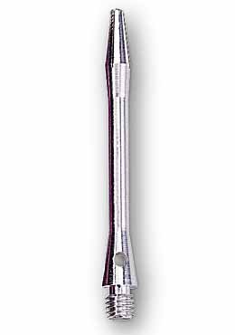 Dart Aluschäfte 5 Satz (15 Stück), silber, 4,5cm.