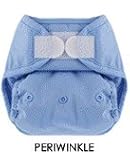 Blueberry Diaper Coveralls - Hook/Loop - Periwinkle