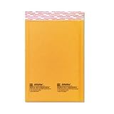 Sealed Air Jiffylite Self-Seal Mailer, Side Seam, #0, Golden Brown, 10 per Pack (16070)