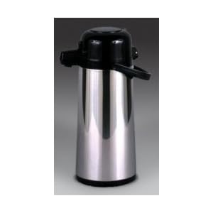 Coffee Airpot (Stainless Steel w  Black) (2.2L) by Hormel Corporation