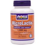 NOW Foods, MicroLactin 1000 mg (Supports Joint Health) - 100 Tabs
