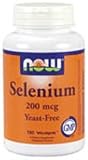 Selenium Yeast Free 200 mcg 180 Caps NOW Foods