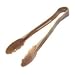 12" Beige Scalloped Tongs (11-0659)