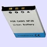 Casio NP-20 Brand New Equivalent 900mAh Lithium-Ion Digital Camera Battery.