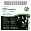 Santa's Best Craft #GE97576CC 100CT White C5 Light Set
