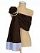 Espresso Blue Linen Sling