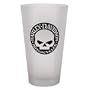 Harley-Davidson� Skull Pint Beer Glass. Satin Finish. Set of Four. 99342-08V