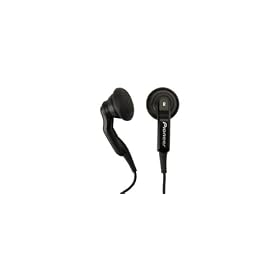 Pioneer SE-CS12 High Performance Earbud Headphones (Black)