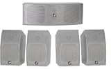 DISCONTINUED Dayton HTS-1200S Home Theater Speaker Set Silve