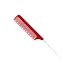 HAIRART ITECH Heat Resistant Handmade Ionic Carbon Metal Rat Tail Teasing Comb (Model: 99020)