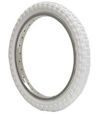 TIRE 20X1.75 ACTION WHITE K-50