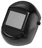 Jackson ® Large Window Fiberglass Welding Helmet - Model H-100-A Black Curved Shell With Headgear - 3002463
