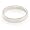 10K White Gold Wedding Bands 3mm flat, 6.25